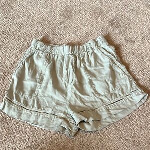 Women's Casual green Shorts